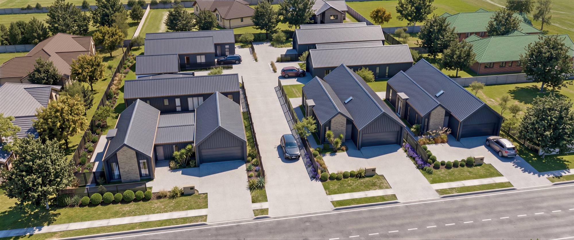4 Springvale Road — aerial view